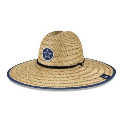 Dallas Cowboys Gorra | New Era Official NFL Training Straw Hat Mexico - Azules